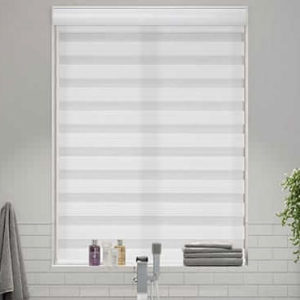 Colours Elin Day & Night Corded Linen Roller Window Blinds Multiple Sizes 